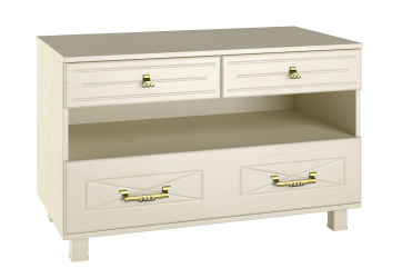 Тумба комбинированная Элизабет ЭМ-5 береза снежная/клен азия 