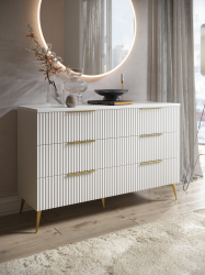 Комод Афина АФ-05 белый бриллиант/бланж