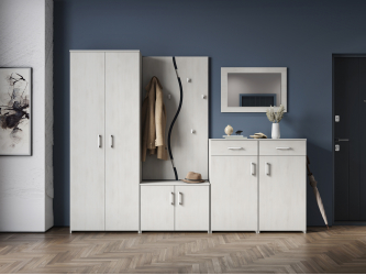 Комплект мебели для прихожей Агата АТ-011 северное дерево светлое