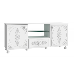 Тумба под ТВ Ассоль АС-13 белое дерево