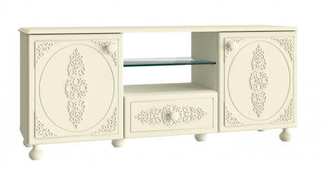 Тумба под ТВ Ассоль плюс АС-13 ваниль