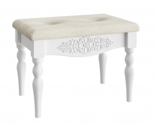 Банкетка Ассоль АС-33 белое дерево