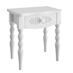 Тумба прикроватная Ассоль АС-39 белое дерево