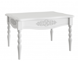 Стол журнальный Ассоль АС-40 белое дерево