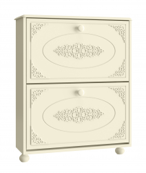 Тумба для обуви (обувница) Ассоль плюс АС-45 ваниль