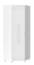 Шкаф угловой Ассоль АС-52К (левый) белое дерево