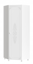 Шкаф угловой Ассоль АС-52К (правый) белое дерево