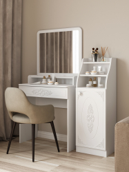 Гарнитур для спальни Ассоль АС-6401 белое дерево