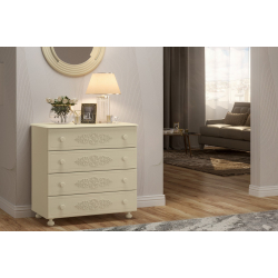 Комод Ассоль плюс АС-5 ваниль