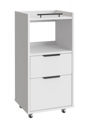 Тумба комбинированная К-33 белый структурный/меренга