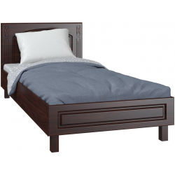 Кровать Элизабет ЭМ-19 (2000x900) орех темный