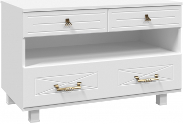 Тумба комбинированная Элизабет ЭМ-5 белое дерево