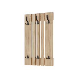 Вешалка Эмилия ЭЛ-6 дуб крафт золотой