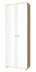 Шкаф для одежды Эмилия ЭЛ-13К глухой дуб крафт золотой/меренга