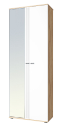 Шкаф для одежды Эмилия ЭЛ-13К комбинированный дуб крафт золотой/меренга