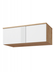 Антресоль Эмилия ЭЛ-51 дуб крафт золотой/меренга