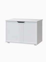 Тумба Эмилия ЭЛ-4 белый структурный/меренга