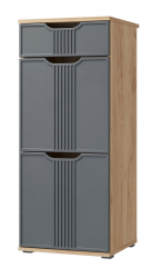 Тумба Эмилия ЭЛ-3 дуб крафт золотой/графит