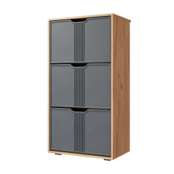 Тумба Эмилия ЭЛ-43 дуб крафт золотой/графит 