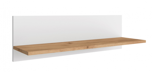 Полка Ирма ИР-20 дуб крафт/белый структурный