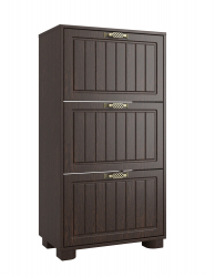 Тумба для обуви (обувница) «Монблан» МБ-34К венге/орех шоколадный