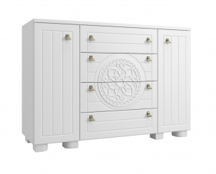 Комод «Монблан» МБ-36К белое дерево