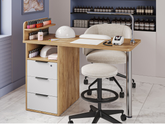 Стол С-405 дуб крафт золотой/меренга