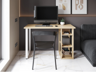 Стол С-611 (1200х600) блэквуд ячменный