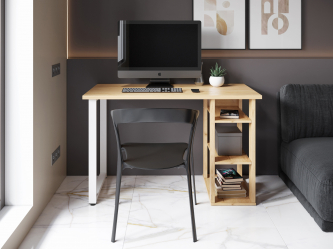 Стол С-611 (1200х600) дуб крафт золотой