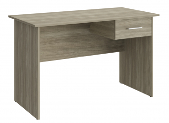 Комплект стол с тумбой  ОФ-112K+ОФ-26 блэквуд сатиновый