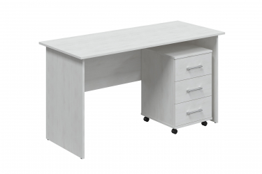 Комплект стол с тумбой  ОФ-113K+ОФ-22 северное дерево светлое