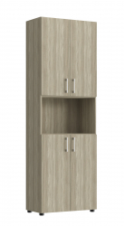 Шкаф-пенал ОФ-301К блэквуд сатиновый