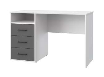 Стол Оскар ОС-21 белый структурный/графит