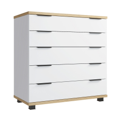 Комод Скайлайт СЛ-11К блэквуд ячменный/белый/меренга