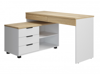 Стол Скайлайт СЛ-21К блэквуд ячменный/белый/меренга