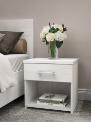 Тумба прикроватная с ящиком Виктория ВИ-16 северное дерево светлое