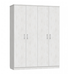 Шкаф четырехдверный для одежды Виктория ВИ-10 северное дерево светлое