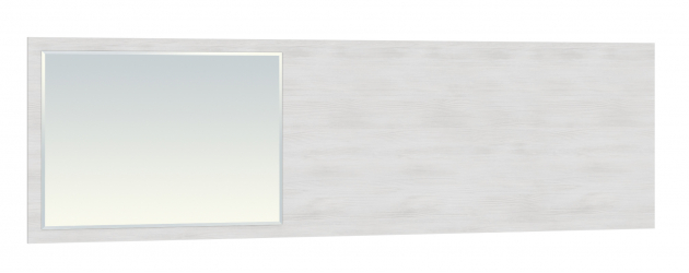 Панель с зеркалом Виктория ВИ-20 (2000x600) северное дерево светлое