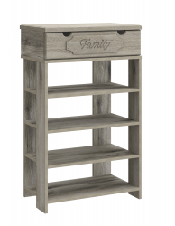 Тумба для обуви ДримСтар ДС-21 (600) дуб эвок/дуб сонома темный