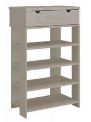 Тумба для обуви ДримСтар ДС-21 (600) глиняный серый/риолит