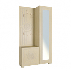 Шкаф комбинированный «Монблан» МБ-11 береза снежная