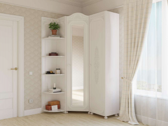 Гарнитур для прихожей Ассоль АС-040 белое дерево