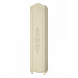 Шкаф Ассоль плюс АС-53К (левый с короной) ваниль