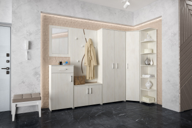 Набор мебели для прихожей Агата АТ-003 северное дерево светлое