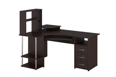 Стол компьютерный С-237 с полкой СЕ-237 венге