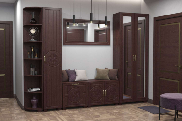 Гарнитур для прихожей «Монблан 2020-061» венге