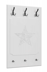 Вешалка ДримСтар ДС-31 белое дерево