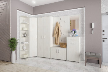 Набор мебели для прихожей Агата АТ-004 северное дерево светлое