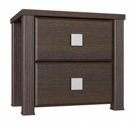 Тумба прикроватная Изабель ИЗ-2 орех темный