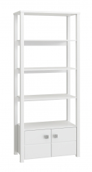 Стеллаж открытый Изабель ИЗ-62К белое дерево